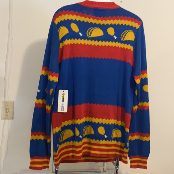 Tipsy Elves x Taco Bell Ugly Christmas Sweater L - Picture 5 of 6